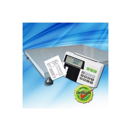 Balanza Bins con emisión de ticket térmico.