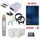 Kit Full Bomba Pozo Profundo 35 mts Energia Solar 500w