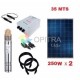 Kit Full Bomba Pozo Profundo 35 mts Energia Solar 500w
