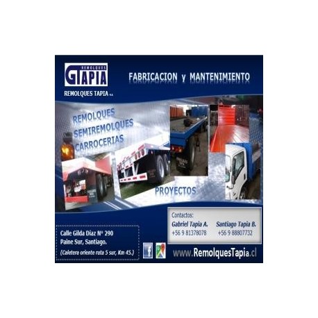 Carros, Remolques, Carrocerías, Estanques.