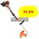 Orilladora 25.2cc 2T Curva (motor+eje)