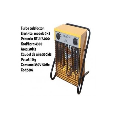 Turbo calefactor electrico Mod:SK5