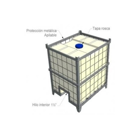 SE VENDE ESTANQUE INDUSTRIAL IBC 1000 LTS