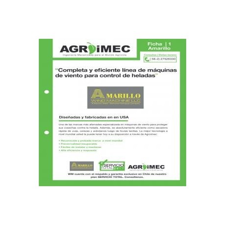MAQUINAS DE VIENTO CONTROL DE HELADAS PARA FRUTALES
