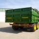Carro agricola tandem de 15,8m3 con volteo posterior hidráulico