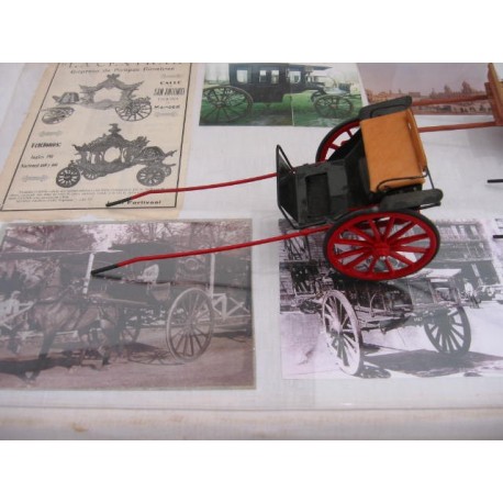 Carretas a escala en miniatura