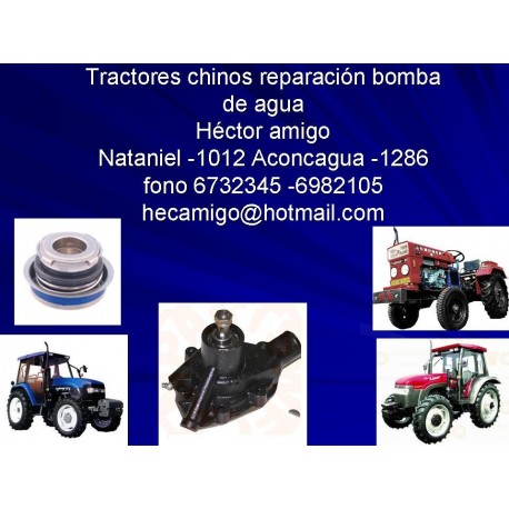 Reparacion bombas de agua tractores