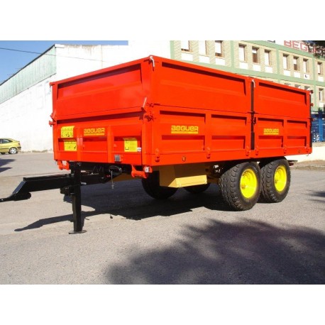 Carro agricola 8000 kg tandem con volteo posterior hidraulico