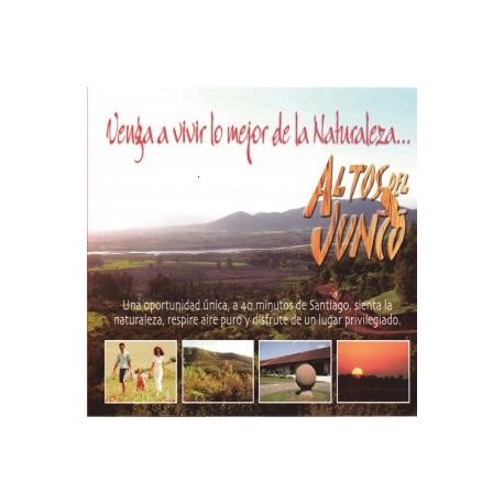 VENTA PARCELA DE AGRADO EN EXCLUSIVO "CONDOMINIO ALTOS DEL JUNCO" EN MELIPILLA