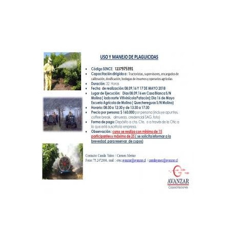 CURSO DE APLICADORES RECONOCIMIENTO SAG