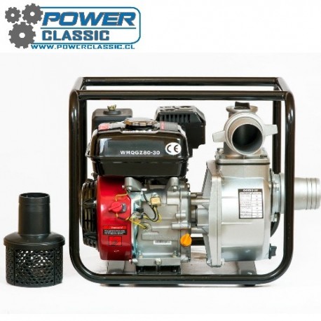 Motobomba gasolina 6.5 hp 3 pulgada 80-30 riego bencinera agua