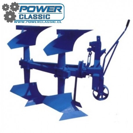 Arado de vertedera reversible manual 2x30cm vertedera de 45cm para tractor agricola