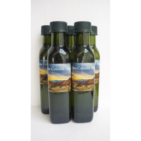 Plata Coloidal 10/20ppm 200ml Botellas(Paquete de 5)