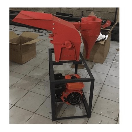 Chancador granos y forraje Gasolina 7.5hp con ciclon pasto picador