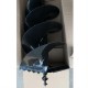 Broca barreno cuchillo acero punta cono 150mm