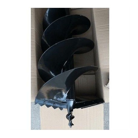 Broca barreno cuchillo acero punta cono 150mm