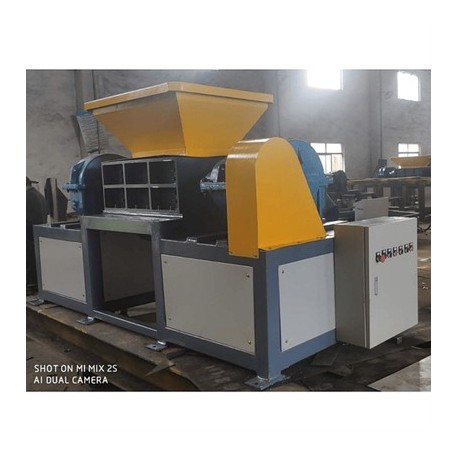 1 Trituradora industrial 2 ejes 2 motor 500 15KWx2 20mm