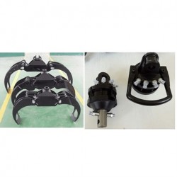 Pinza forestal y rotor de 1mts 1t .16m2 tronco madera (a p...