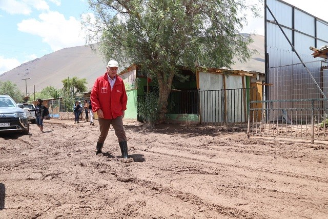 Ministro Walker decreta ampliación de la zona de emergencia agrícola en Atacama por los aluviones que afectan a la región