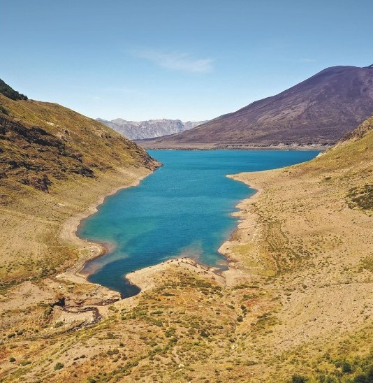 Sequía en el lago Laja: nivel de agua embalsada es apenas un 25% del promedio histórico