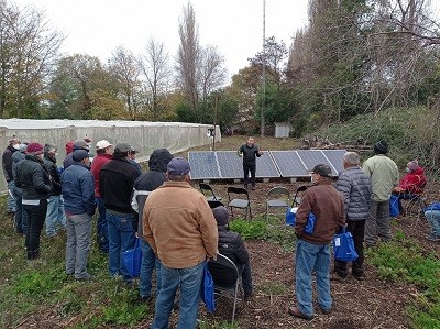 Capacitan en riego a “blancos” que recibirán agua del Laja-Diguillín