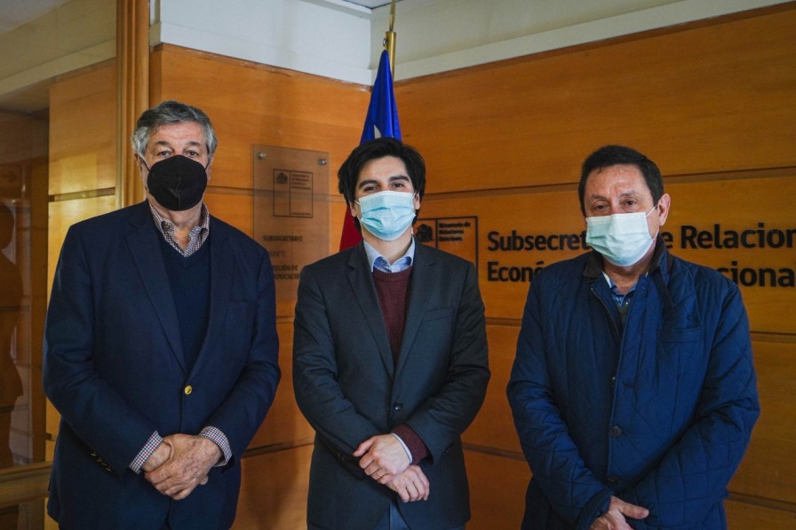 ASOEX y Subsecretario de Relaciones Económicas Internacionales analizan situación del sector de la fruta de exportación