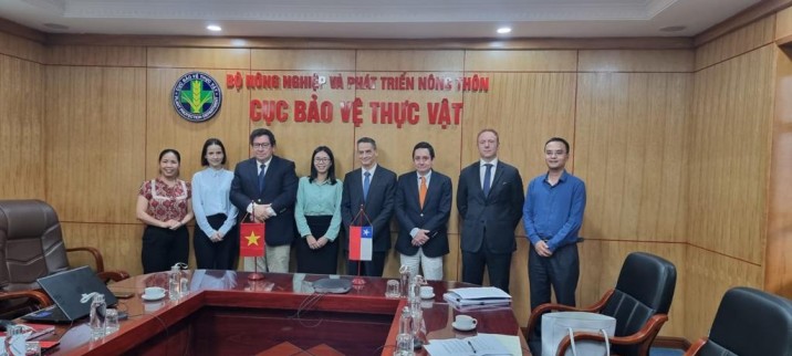 SAG y ASOEX se reúnen con autoridades de Corea del Sur y Vietnam para analizar materias relativas a la exportación de frutas frescas