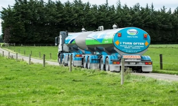 El precio promedio de los productos lácteos cede en Fonterra