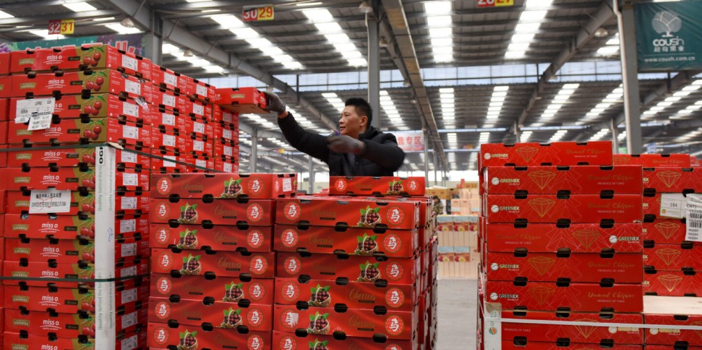 Las importaciones chinas de fruta siguen creciendo a pesar de la pandemia