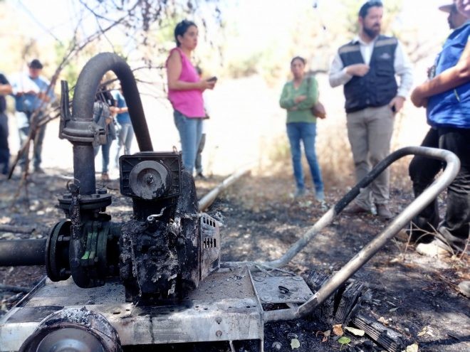 Comisión Nacional de Riego dio a conocer bases de concursos especiales para apoyar a las y los agricultores en la reconstrucción de obras dañadas por incendios
