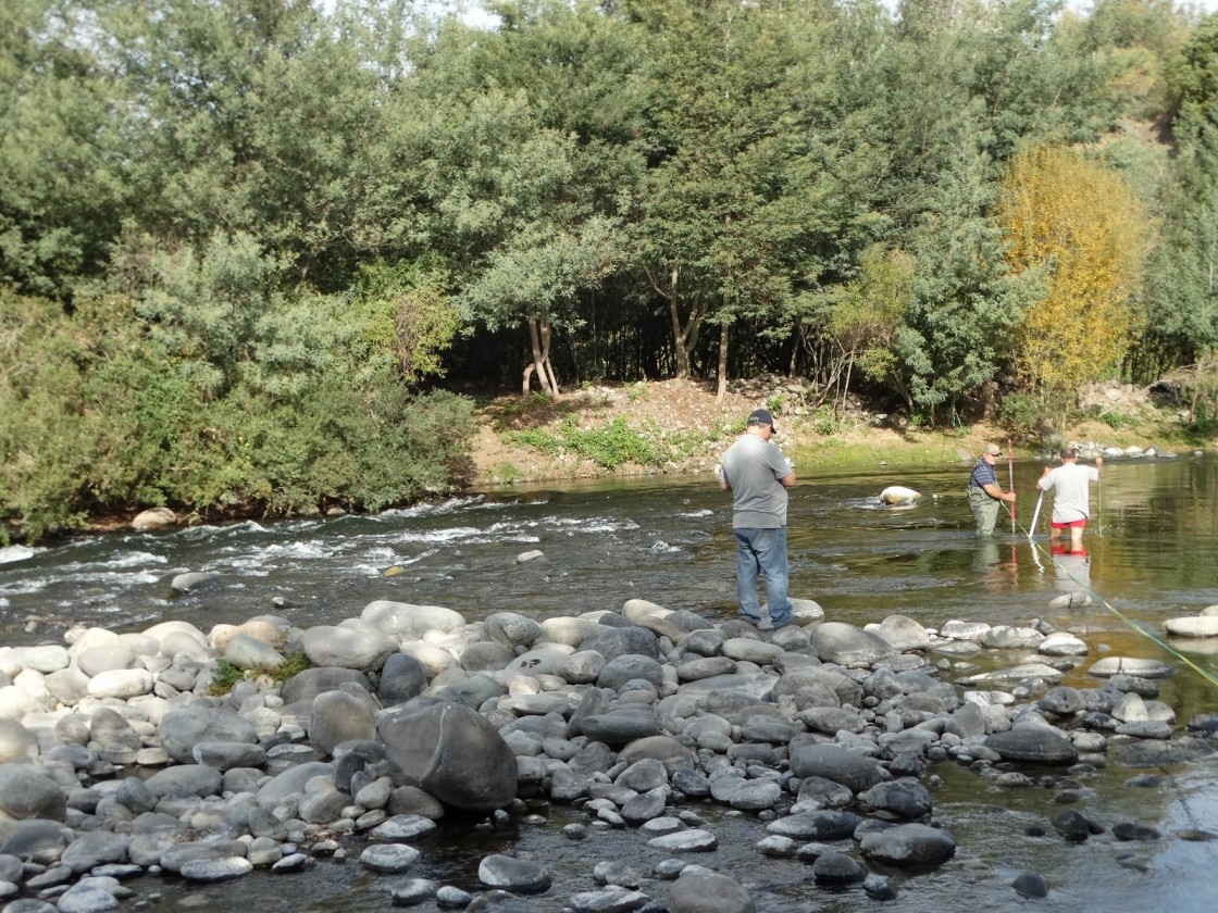 Río Diguillín en su caudal más bajo según registros históricos