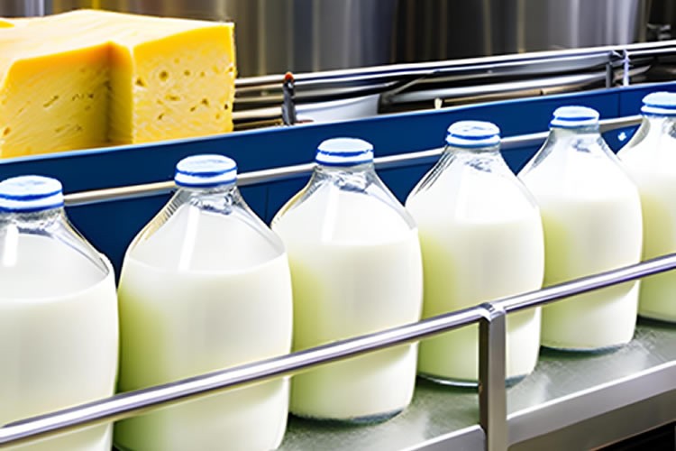 Elaboración de productos lácteos a febrero sigue mayormente a la baja