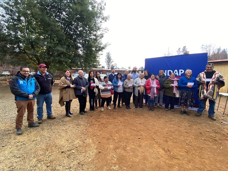 INDAP inició entrega de bonos para rehabilitación agrícola a más 1.100 campesinos en Biobío