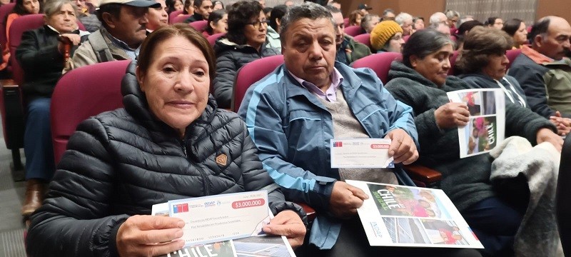 INDAP inicia entrega de bonos de recuperación productiva para agricultores de Santa Juana