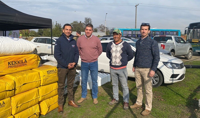 Incentivos por $60 millones para compra de insumos reciben 419 agricultores de Requínoa, Coltauco y Mostazal