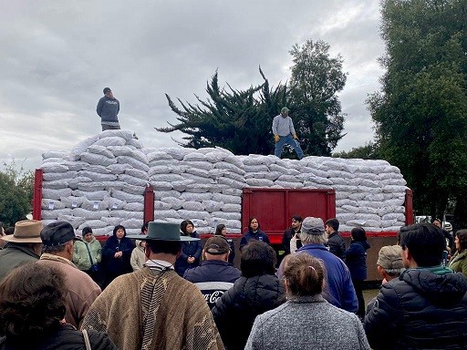 Ministerio de Agricultura ha entregado 445 toneladas de alimento animal a agricultoras y agricultores afectados por lluvias