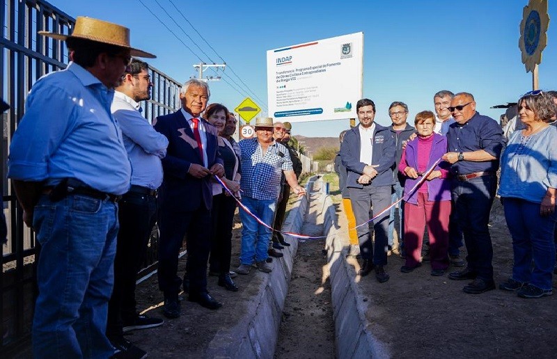 INDAP y Gobierno Regional de Valparaíso inauguran obra de riego en San Felipe para enfrentar mega sequía