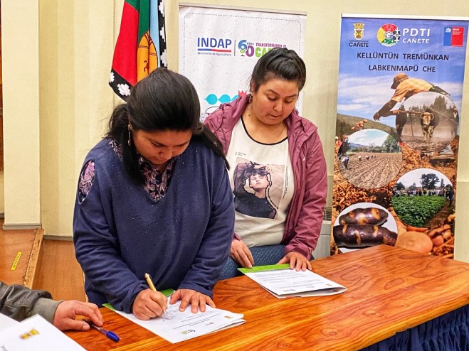 60 NUEVOS AGRICULTORES CAÑETINOS RECIBIRÁN ASESORÍA TRAS AMPLIACIÓN DE PROGRAMA PDTI DE INDAP