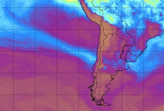 Presencia de ríos atmosféricos acercaron a la normalidad agua caída en el centro sur