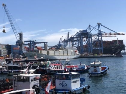 Crece 27,4% el movimiento chileno de carga marítima de importación en agosto de 2023
