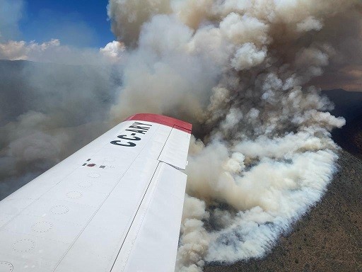 Gobierno despliega recursos en incendios de Región de Valparaíso