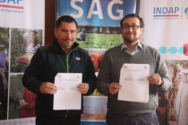 SAG e INDAP sellan dos décadas de trabajo colaborativo