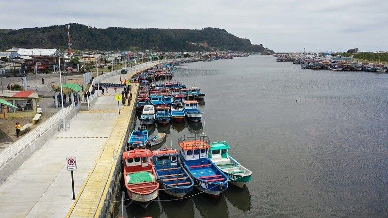 MOP INAUGURA NUEVO EMBARCADERO DE LEBU QUE BENEFICIARÁ A MÁS DE 4 MIL PESCADORES ARTESANALES