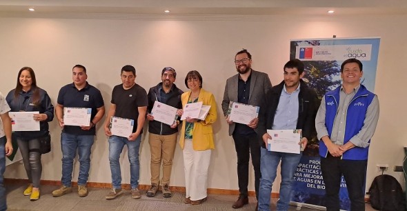 Con importantes aprendizajes concluye capacitación en “Gobernanza para la Gestión de Calidad de Aguas” impartida por la Comisión Nacional de Riego