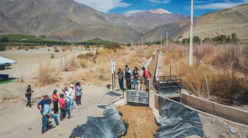 Recuperan 200 litros por segundo desde embalse Lautaro para agricultores familiares de Tierra Amarilla y Copiapó