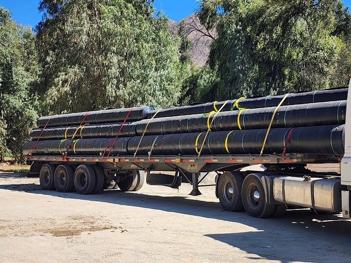 NUEVE COMUNIDADES DE LA JVRCH RECIBEN MÁS DE 13 MIL METROS DE GEOMEMBRANA DE EMERGENCIA