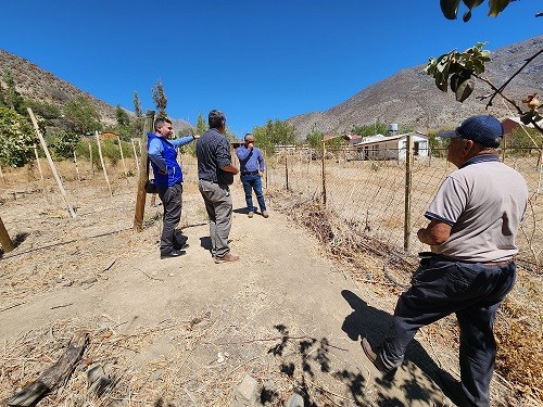 Comisión Nacional de Riego y regantes de Tulahuén estudian nuevas iniciativas que les permitan mitigar la crisis hídrica