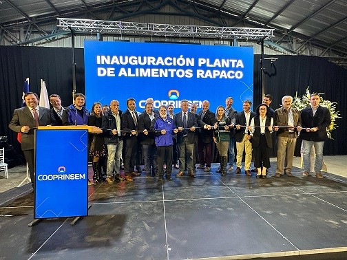 Cooprinsem inaugura moderna planta de alimentos en Rapaco