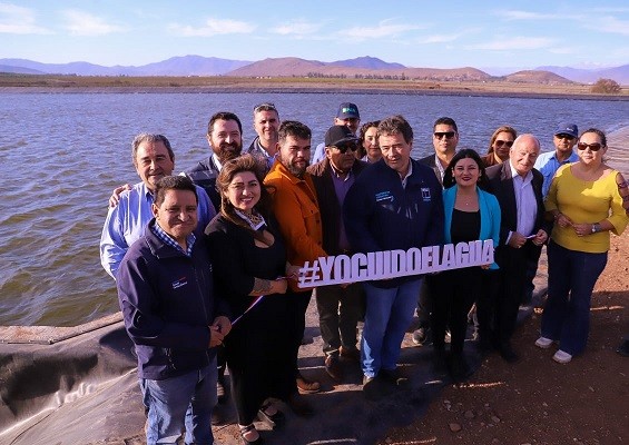 Canalistas del embalse Recoleta y Gobierno destacan aporte de tranque Santa Julieta para enfrentar crisis hídrica
