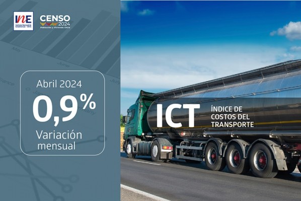 Índice de Costos del Transporte registró una variación mensual de 0,9% en abril